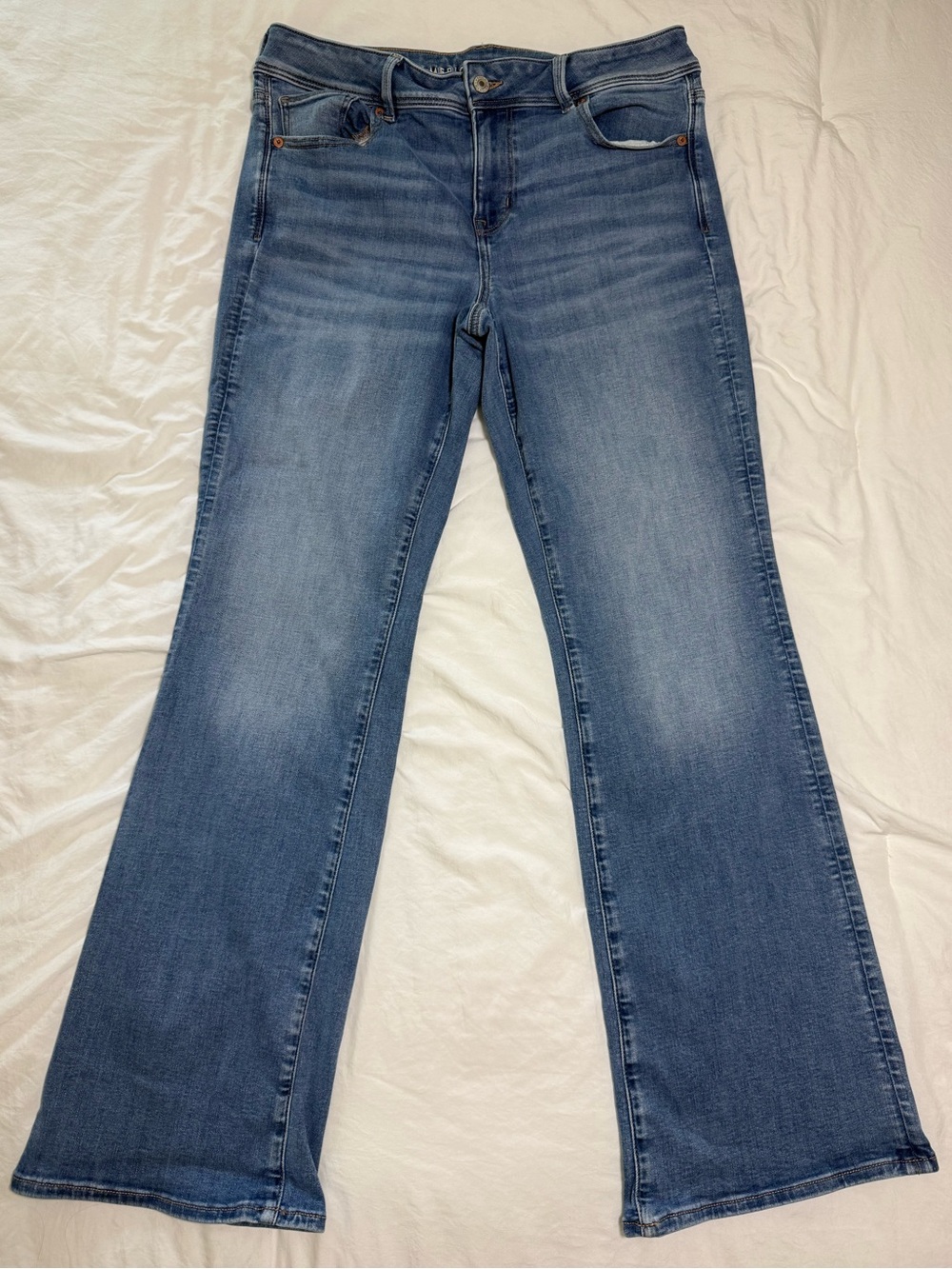 American Eagle Outfitters Medium Blue Flare Jeans